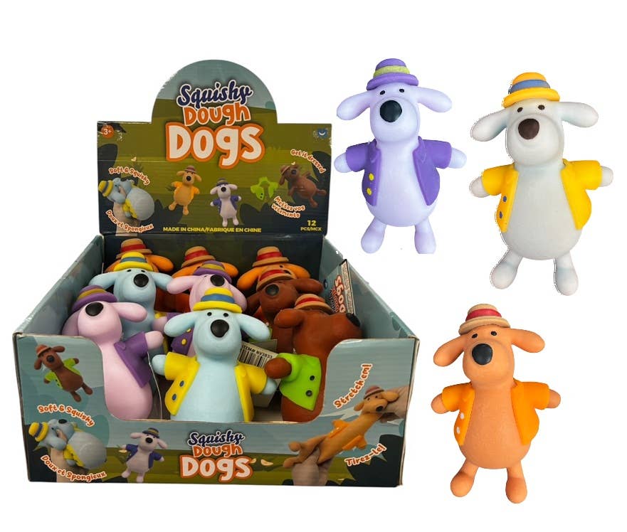 Cute Squishy Dough Dogs