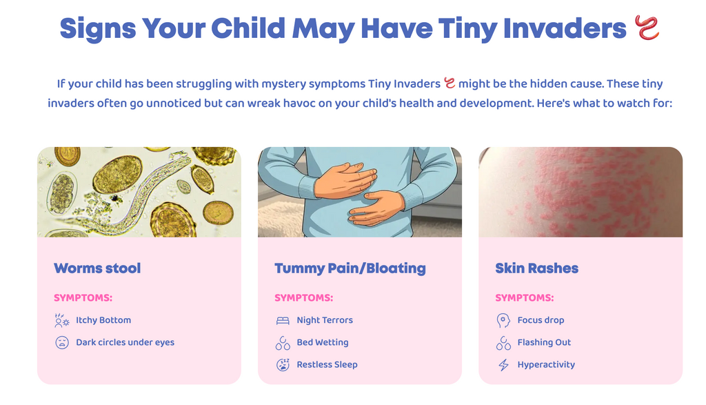 Tiny Invaders - 3 Step Cleanse