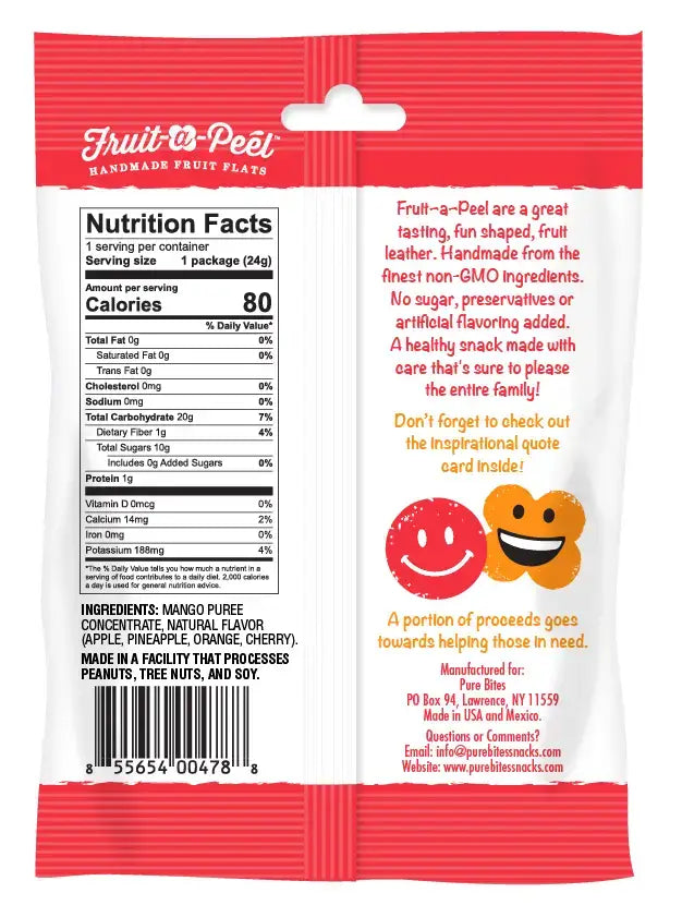 Fruit-a-Peel Fun and Fruity Punch Fruit Flats