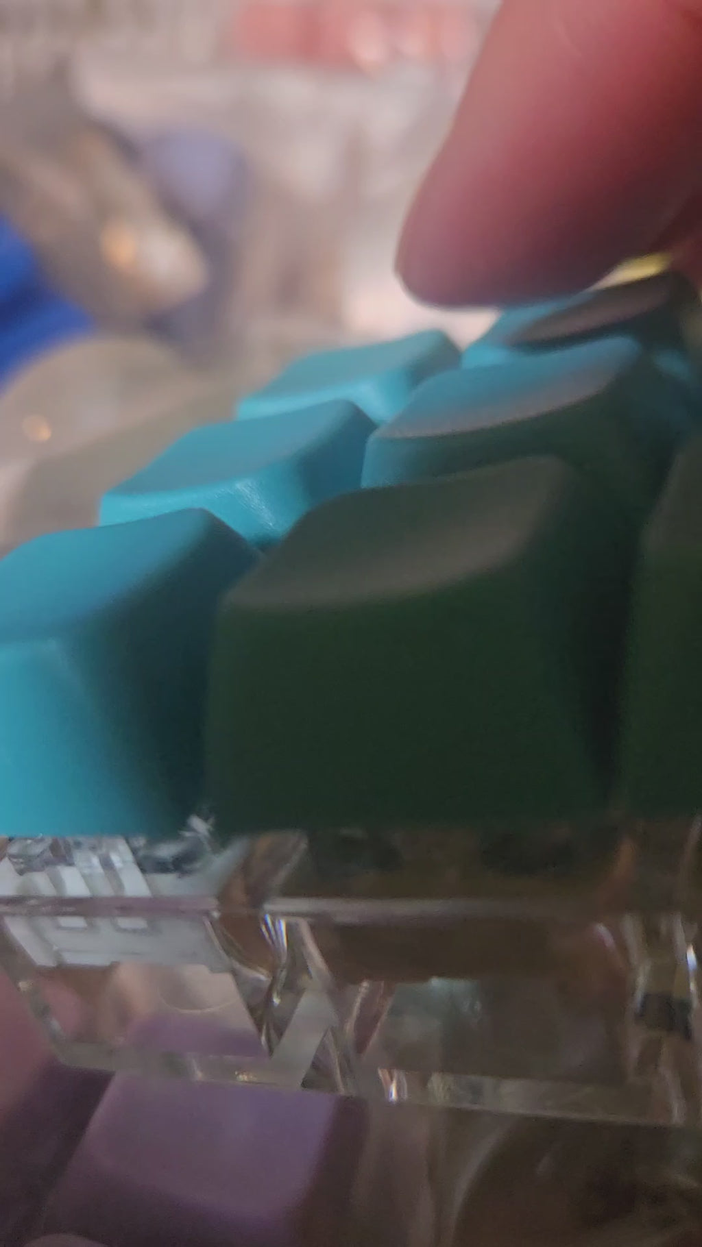 3x3 mechanical clicker fidget