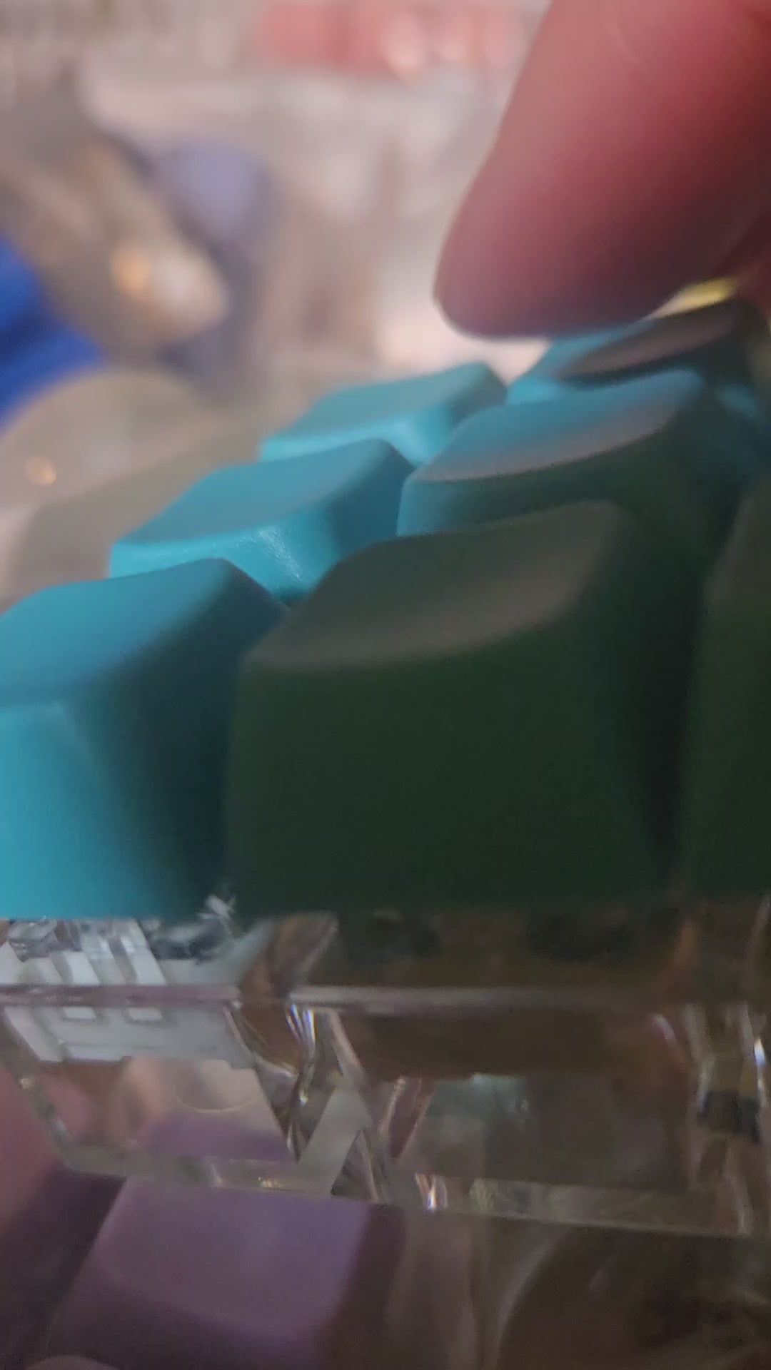 3x3 mechanical clicker fidget