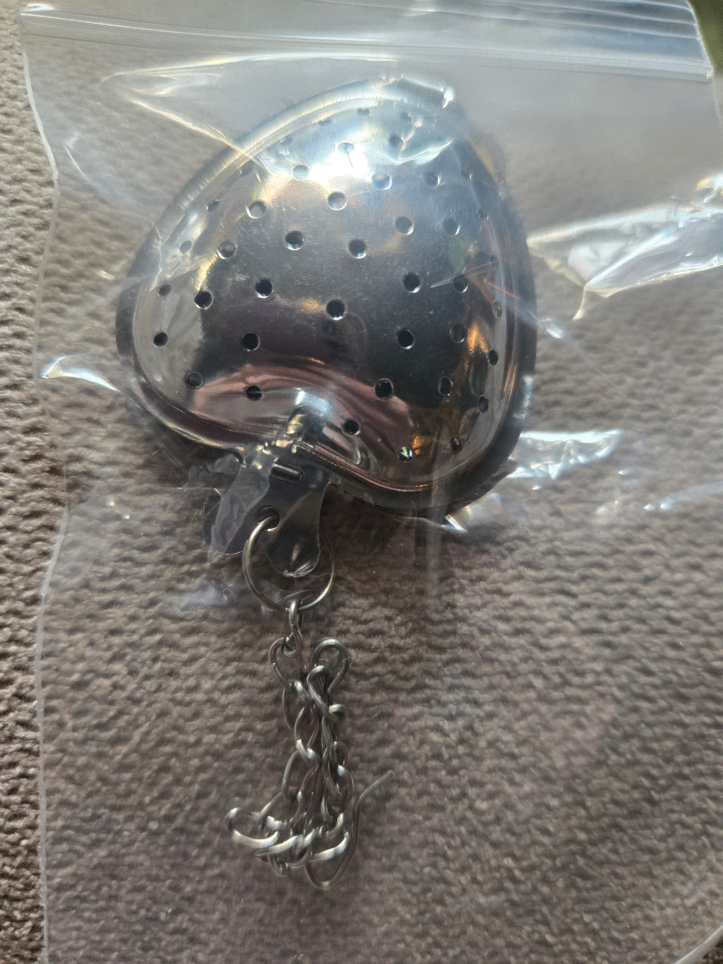Heart Tea Diffuser – Stainless Steel Loose Leaf Tea Infuser for Herbal Tea