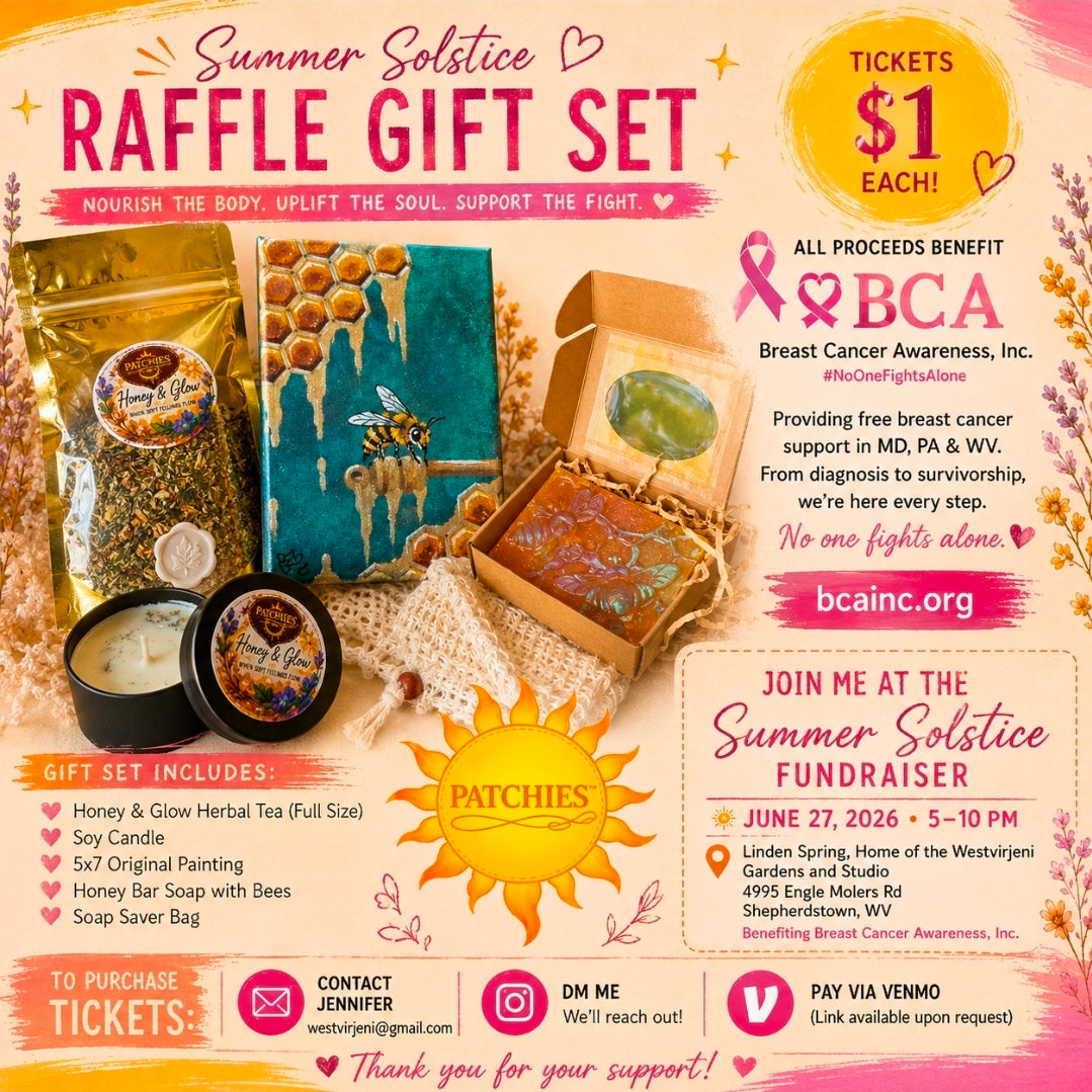 Raffle Tickets for 6/27/26- Honey & Glow gift set Breast Cancer Awareness fundraiser