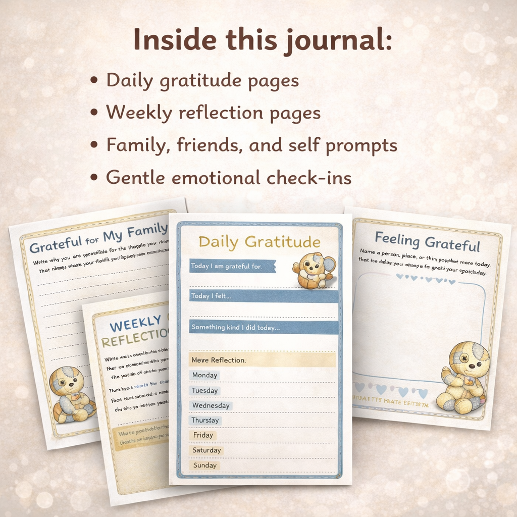 Patchy’s Gratitude Journal: A Gentle Daily Journal for Little Hearts