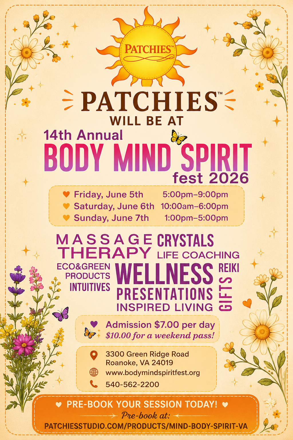 Mind Body Spirit Expo Roanoke VA- Oracle Reading & Energy Painting
