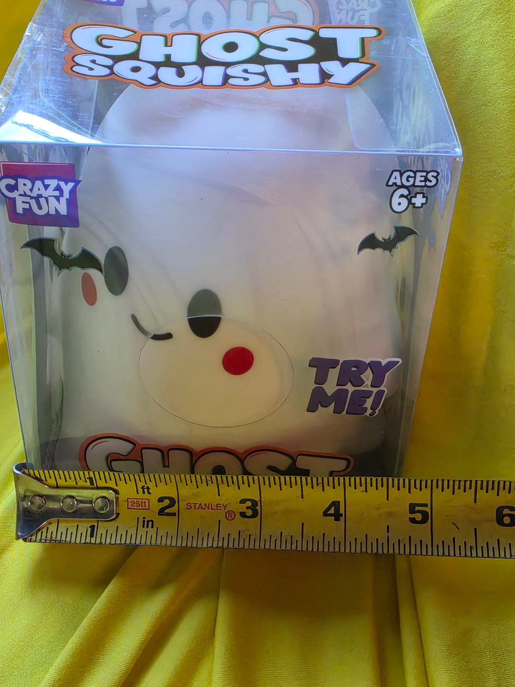 Big Ghost Squishy – 5" Jumbo Halloween Sensory Squishy