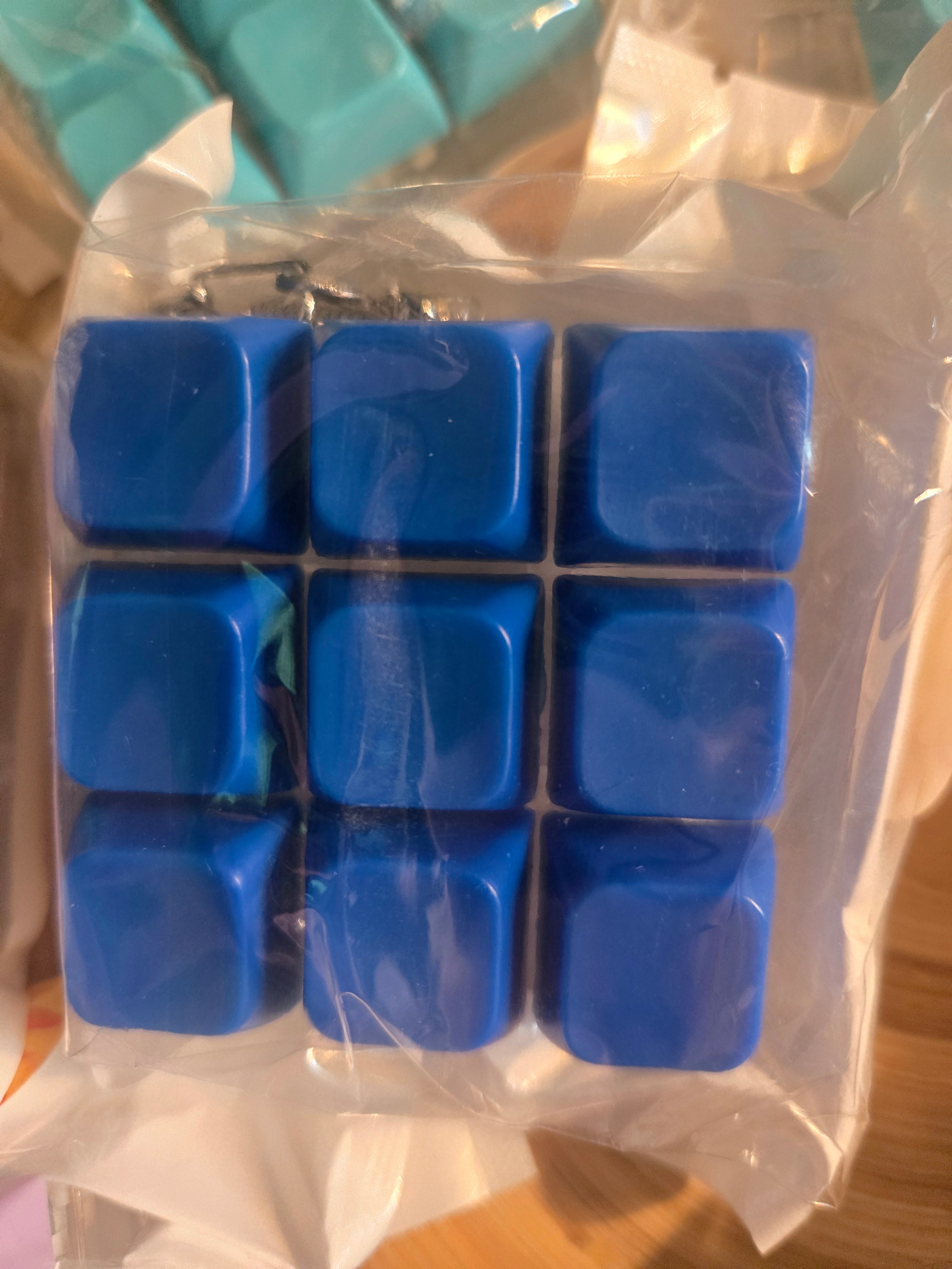 3x3 mechanical clicker fidget