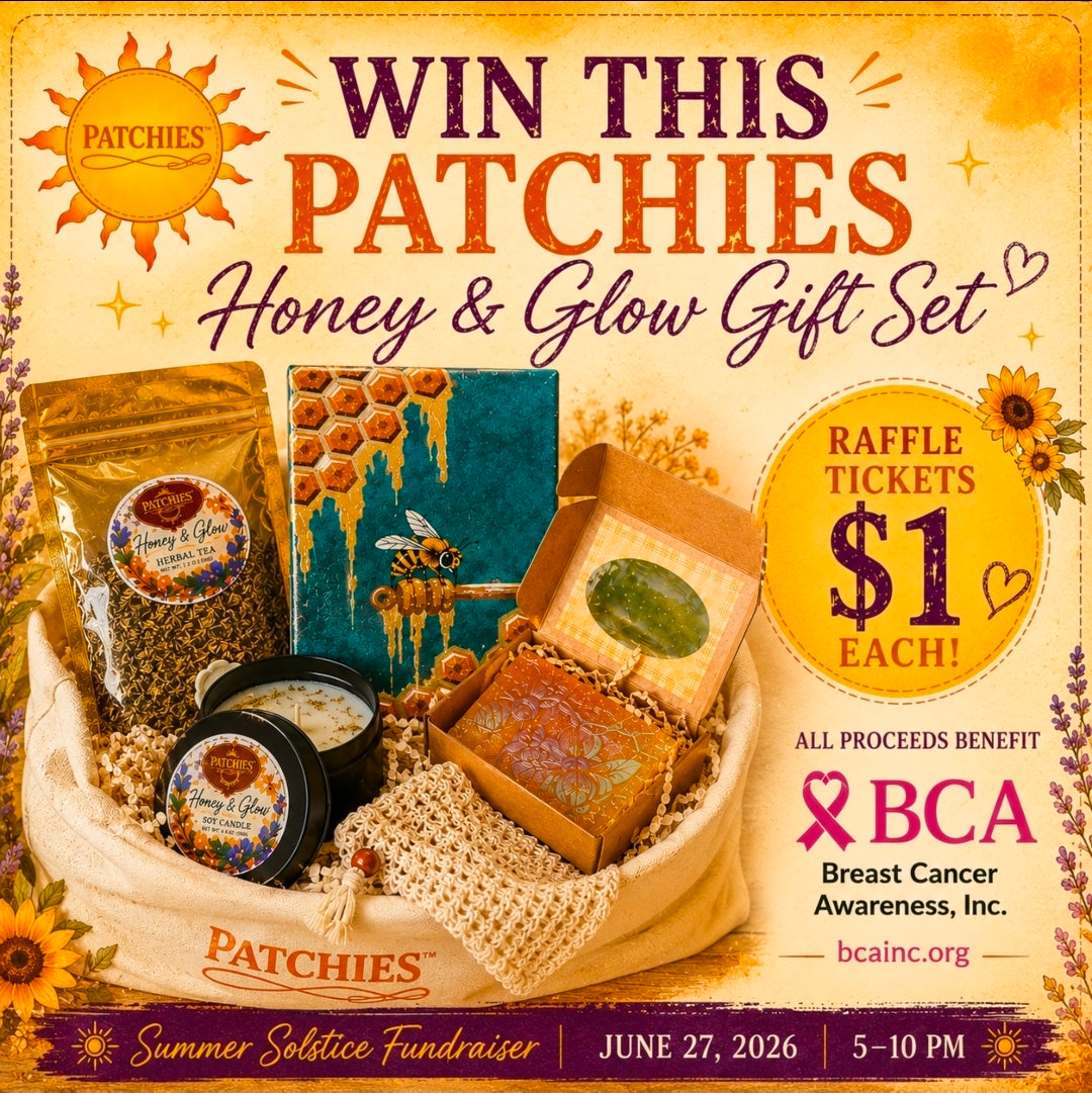 Raffle Tickets for 6/27/26- Honey & Glow gift set Breast Cancer Awareness fundraiser
