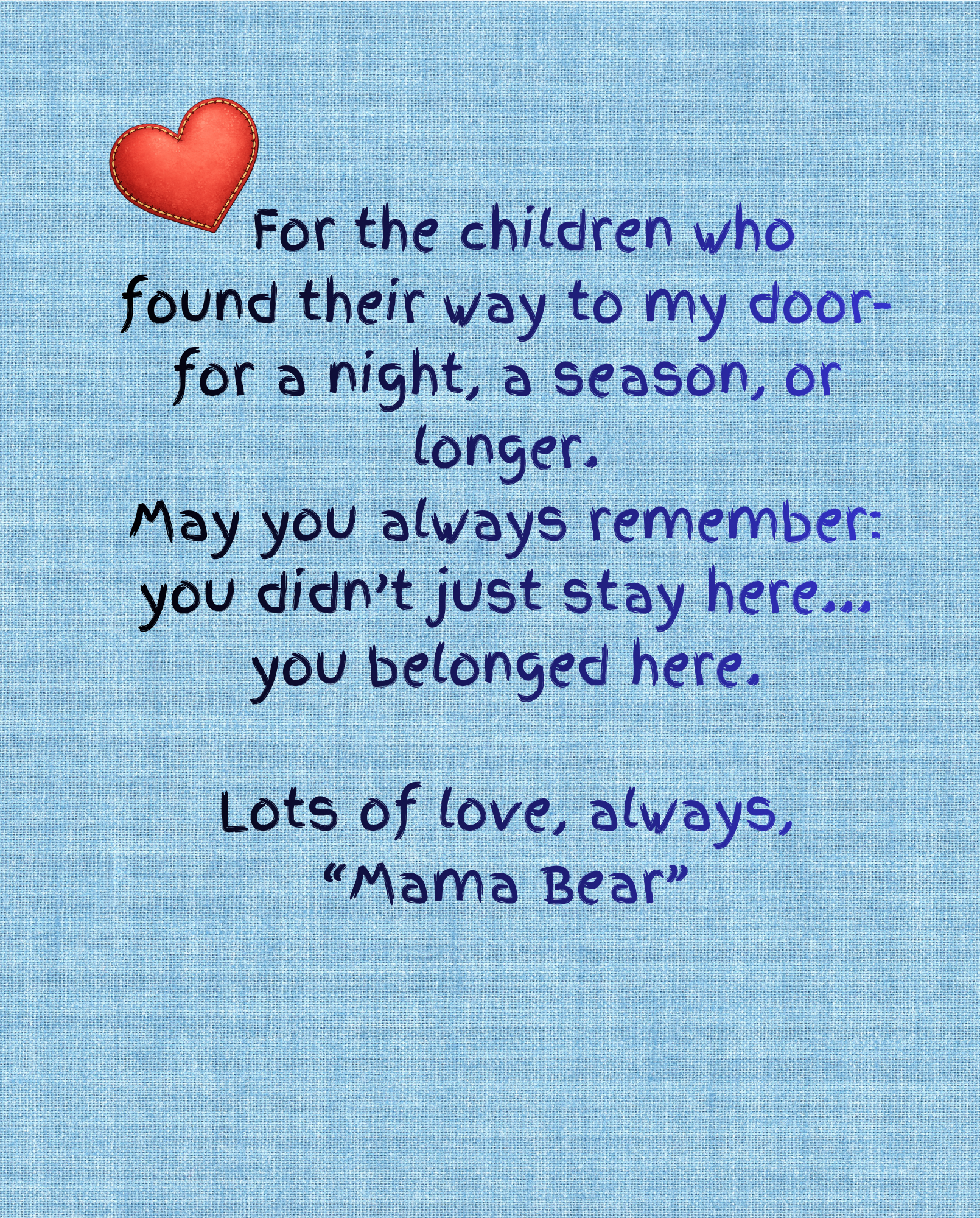 Patchy’s Way Home: A Story About Missing Home