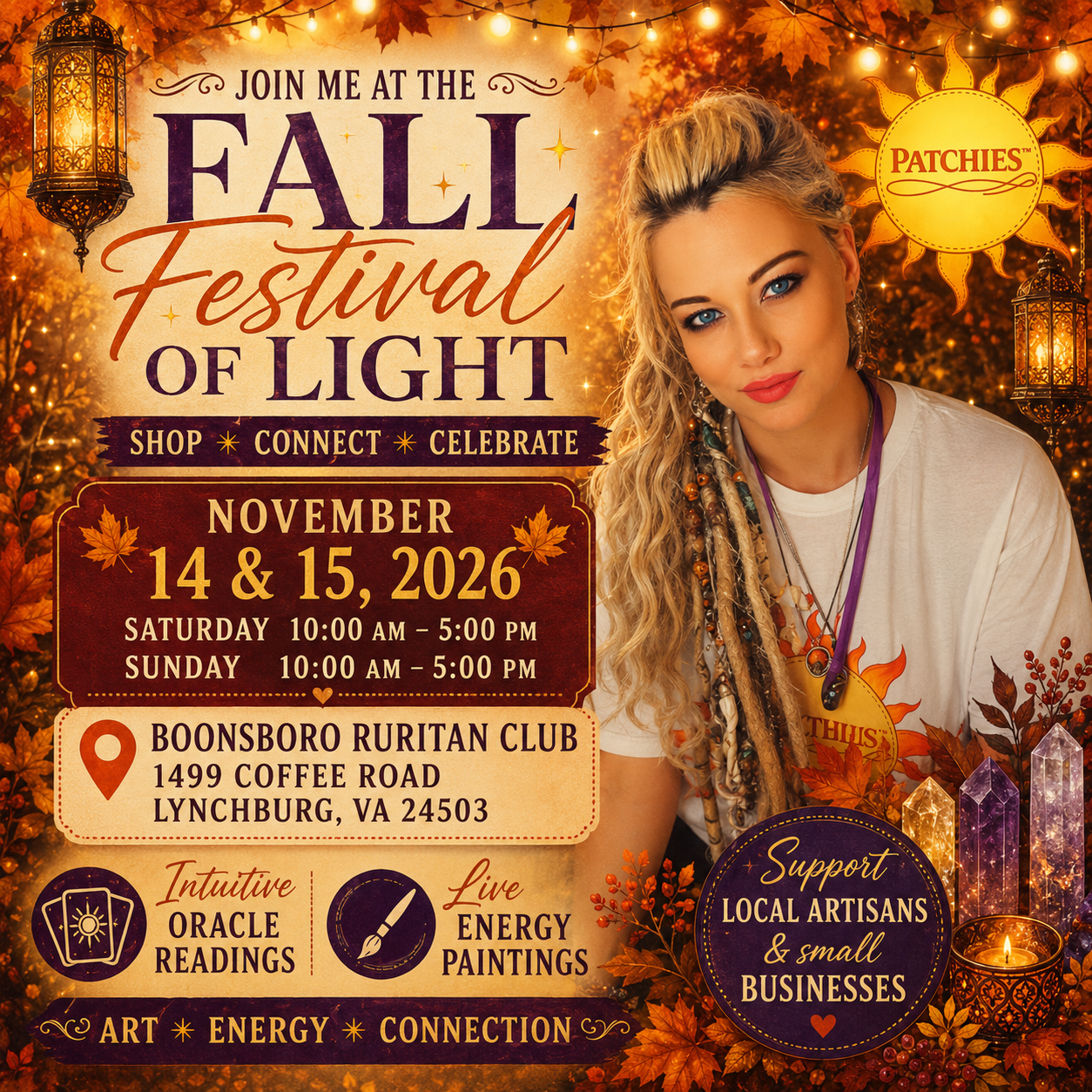 Fall Festival of Light | Lynchburg, VA | November 14–15, 2026