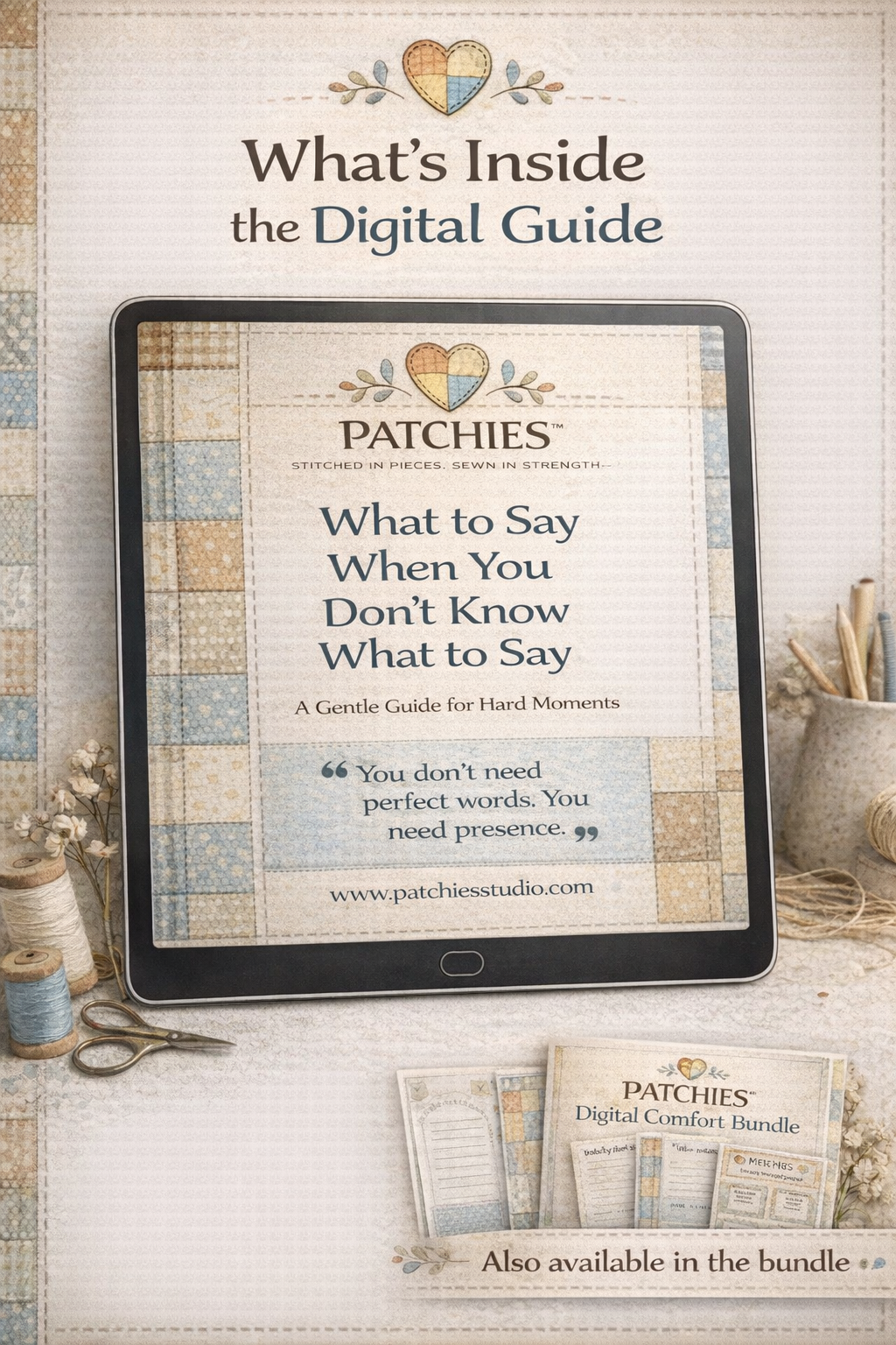 What to Say When You Do Not Know What to Say Digital Guide for Parents Helping Children Through Grief and Big Feelings