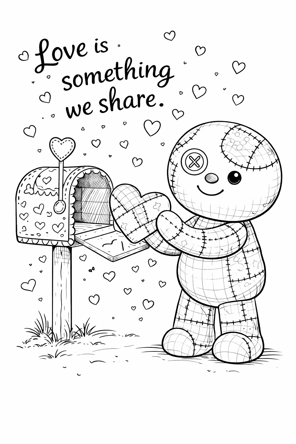Patchy’s Year of Feelings: A Monthly Coloring Book