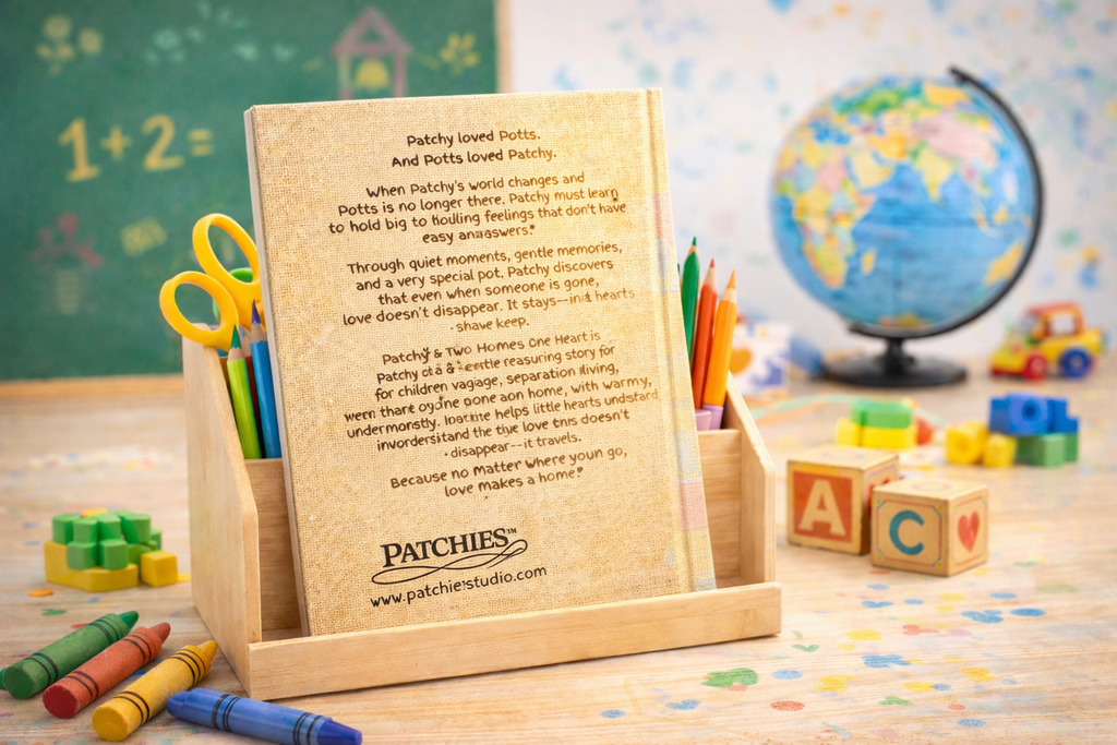 Patchy’s Two Homes, One Heart: A Gentle Story About Love, Change, and Belonging