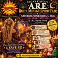 Edgar Cayce’s A.R.E. Body, Mind & Spirit Fair | November 21, 2026 | Virginia Beach, VA