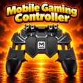 4-Trigger Mobile Gaming Controller Grip – No Charging Required