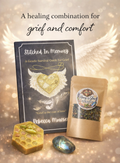 Sympathy Gift Set – Signed Grief Book, Premium Herbal Tea, Honey Soap & Labradorite Comfort Stone (Limited Edition)